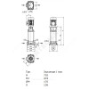 Насос многоступенчатый вертикальный HELIX FIRST V 203-5/25/E/S/400-50 PN25 3х400В/50 Гц Wilo 4201021