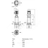 Насос многоступенчатый вертикальный HELIX FIRST V 203-5/25/E/S/400-50 PN25 3х400В/50 Гц Wilo 4201021