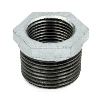 Футорка чугун оц Ду 50х20 (2"х3/4") НР/ВР Fittex PLUS