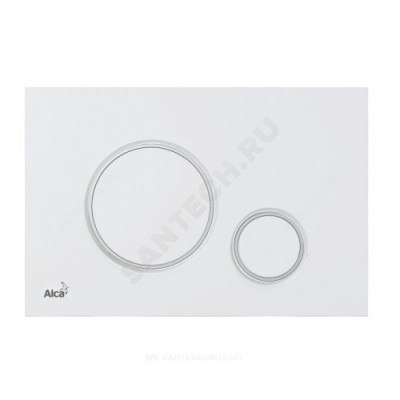 Кнопка для инсталляции белый/хром глянец Alca Plast M776
