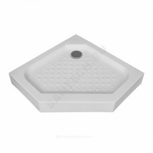 Поддон акрил пятиугольный Nova Penta 1000х1000х150 с противоскользящим покрытием Мирсант УТ000038528