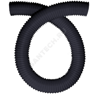 Шланг гофрированный D=40мм L=30м универсальный, цвет: черный Орио ШГ40-2