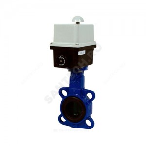 Затвор дисковый поворотный чугун VFY-WA(SYLAX) Ду 250 Ру16 межфл с эл/приводом AMB-Y 230В диск чугун манжета EPDM Danfoss 082G7379