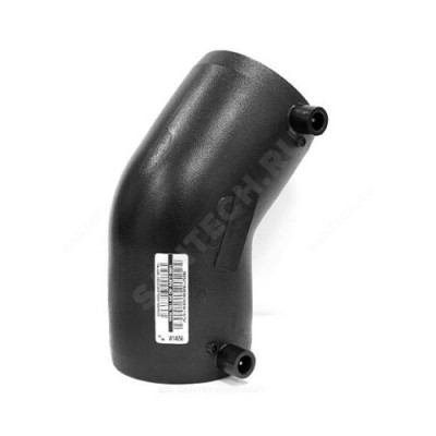 Отвод электросварной ПЭ100 SDR7,4 Дн 50х45гр Ру25 EUROSTANDARD 2116250050