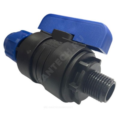 Кран шаровой компрессионный НР Дн 32х3/4" Ру16 VALFEX 1210012632034