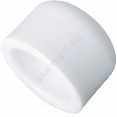 Заглушка (пробка) PP-R белая внутренняя пайка Дн 50 VALFEX 10162050
