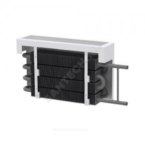 Конвектор настенный концевой Универсал СУПЕР КСК 20 ПАДП(Д) 1.2кВт з/у однотр с т/клапаном (пр) Danfoss 013G1813 бок/п НР 3/4" прав ТЗПО