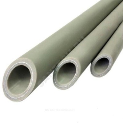 Труба PP-R серая арм алюминием Дн 32х5,4 Ру25 SDR6 Т<90С L=4м VALFEX 10104032Г