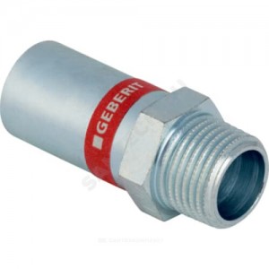 Переход сталь углеродистая Дн 22х3/4" труба/НР Mapress Geberit 21936