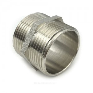 Ниппель латунь никель Ду 50 (2") НР Китай