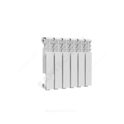 Радиатор алюминиевый Delta Plus 350 6 секций Qну=618 Вт RAL 9016 (белый) Ogint