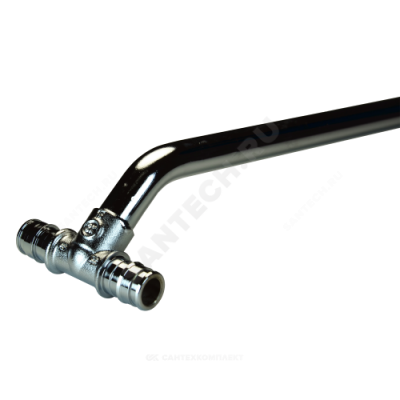 Тройник для подключения радиатора латунь Дн 16х15х16 L=200мм GX158 Giacomini GX158X013