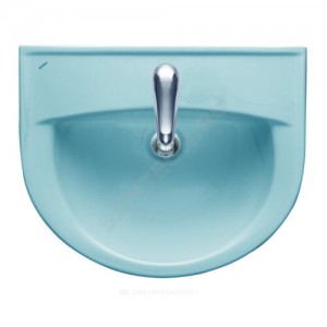 Умывальник подвесной Виктория 56 голубой Santeri 1.3111.6.S06.11B.0