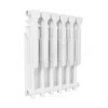Радиатор алюминиевый AL 500/96 10 секций Qну=1280 Вт RAL 9016 (белый) Benarmo