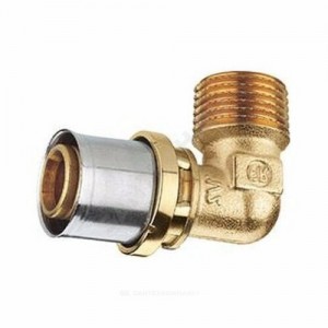 Угольник МП/PE-X латунь пресс Дн 16х1/2"х90гр НР RM127 Giacomini RM127Y033