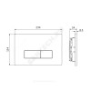 Кнопка для инсталляции OLEAS M2 белая Ideal Standard R0121AC