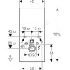 Модуль сантехнический для подвесного унитаза Monolith Plus Geberit 131.221.JL.5