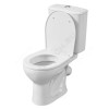 Унитаз-компакт Орион белый нижний подвод косой выпуск 1/реж полипропилен Santeri 1.P400.8.S00.00B.F